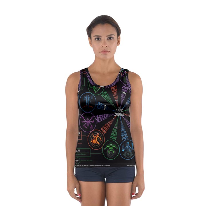 Zodiac Geek Sport Tank Top 