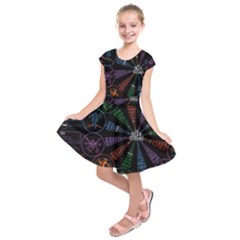 Zodiac Geek Kids  Short Sleeve Dress