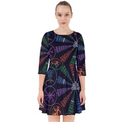 Zodiac Geek Smock Dress