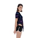 Zodiac Geek Asymmetrical Short Sleeve Sports Tee View3