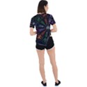 Zodiac Geek Asymmetrical Short Sleeve Sports Tee View4