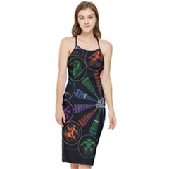 Zodiac Geek Bodycon Cross Back Summer Dress