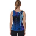 Night Music The City Neon Background Synth Retrowave Velvet Tank Top View2