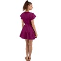 Plum Velvet	 - 	Flutter Sleeve Wrap Dress View2