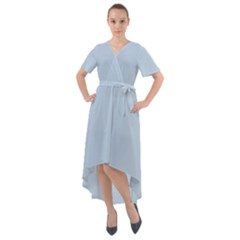 Angel Blue	 - 	front Wrap High Low Dress by ColorfulDresses