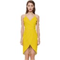 Rubber Duck Yellow	 - 	Wrap Frill Dress View1