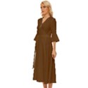 Caramel Brown	 - 	Midsummer Wrap Dress View2