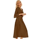 Caramel Brown	 - 	Midsummer Wrap Dress View3