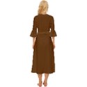 Caramel Brown	 - 	Midsummer Wrap Dress View4