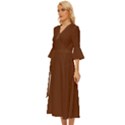 Cinnamon Brown	 - 	Midsummer Wrap Dress View2