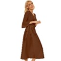 Cinnamon Brown	 - 	Midsummer Wrap Dress View3