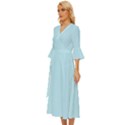 Robin Egg Blue	 - 	Midsummer Wrap Dress View2