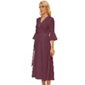 Old Mauve Purple	 - 	Midsummer Wrap Dress View2