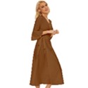 Russet Brown	 - 	Midsummer Wrap Dress View3