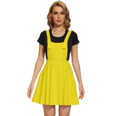 Bumblebee Yellow	 - 	apron Dress by ColorfulDresses