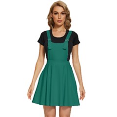 Bottle Green	 - 	apron Dress by ColorfulDresses