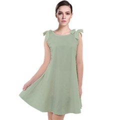 Laurel Green	 - 	tie Up Tunic Dress by ColorfulDresses