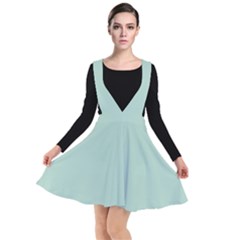 Pistachio Green	 - 	plunge Pinafore Dress by ColorfulDresses