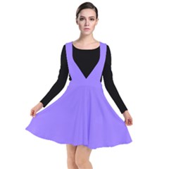 Purple Mimosa	 - 	plunge Pinafore Dress by ColorfulDresses