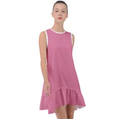 Aurora Pink	 - 	frill Swing Dress by ColorfulDresses