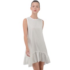 Coconut Milk	 - 	frill Swing Dress by ColorfulDresses