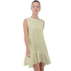 Pale Spring Bud	 - 	frill Swing Dress by ColorfulDresses