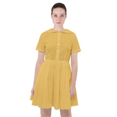 Mimosa Orange	 - 	sailor Dress by ColorfulDresses