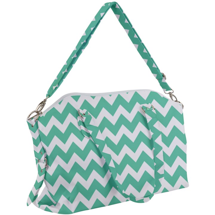 Chevron Pattern Giftt Canvas Crossbody Bag