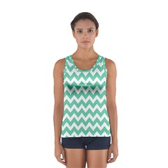 Chevron Pattern Giftt Sport Tank Top  by GardenOfOphir