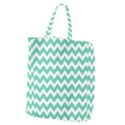 Chevron Pattern Giftt Giant Grocery Tote View2