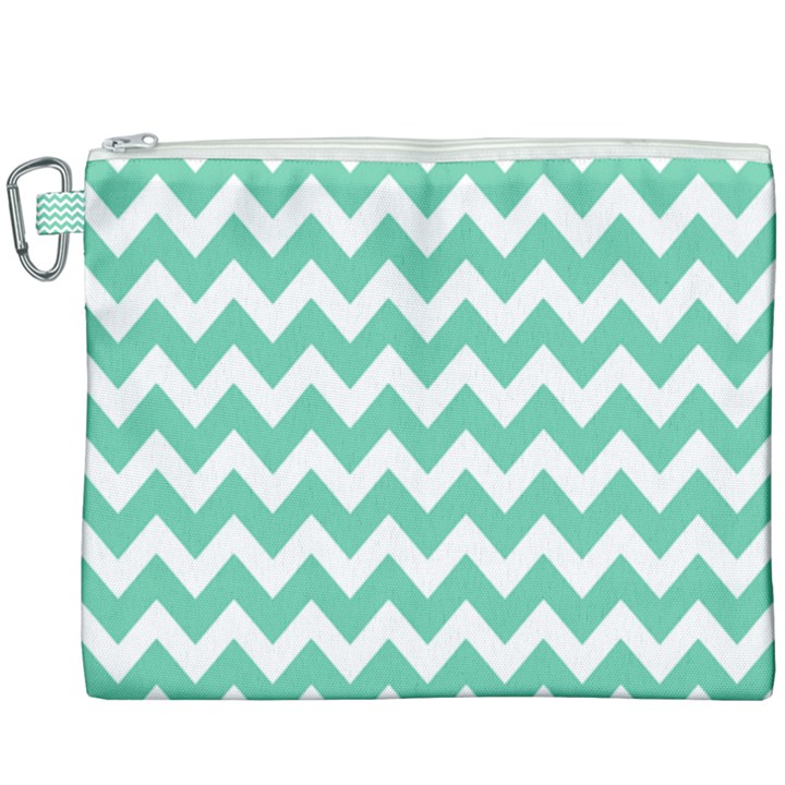 Chevron Pattern Giftt Canvas Cosmetic Bag (XXXL)