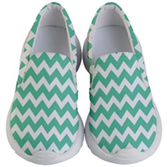 Chevron Pattern Giftt Kids Lightweight Slip Ons by GardenOfOphir