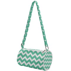 Chevron Pattern Giftt Mini Cylinder Bag by GardenOfOphir