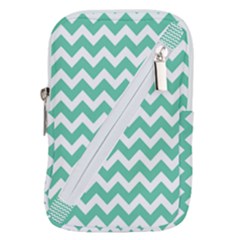 Chevron Pattern Giftt Belt Pouch Bag (large) by GardenOfOphir