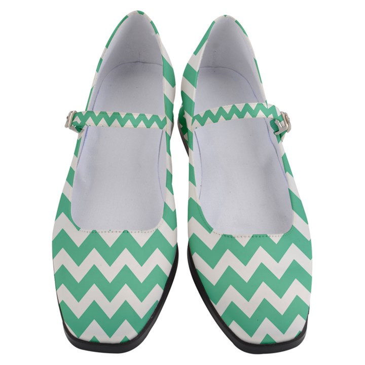 Chevron Pattern Giftt Women s Mary Jane Shoes