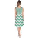 Chevron Pattern Giftt Knee Length Skater Dress With Pockets View4