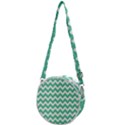 Chevron Pattern Giftt Crossbody Circle Bag View1