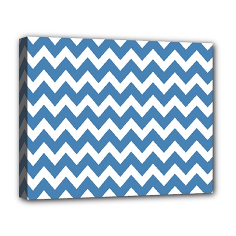 Chevron Pattern Gifts Deluxe Canvas 20  X 16  (stretched) by GardenOfOphir