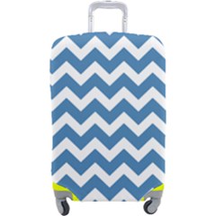 Chevron Pattern Gifts Luggage Cover (large) by GardenOfOphir