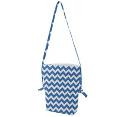 Chevron Pattern Gifts Folding Shoulder Bag by GardenOfOphir