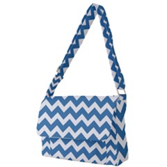 Chevron Pattern Gifts Full Print Messenger Bag (s) by GardenOfOphir