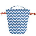 Chevron Pattern Gifts Drawstring Bucket Bag View1