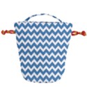 Chevron Pattern Gifts Drawstring Bucket Bag View2