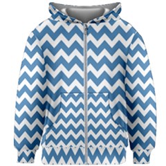 Chevron Pattern Gifts Kids  Zipper Hoodie Without Drawstring by GardenOfOphir