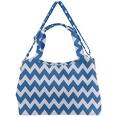 Chevron Pattern Gifts Double Compartment Shoulder Bag by GardenOfOphir