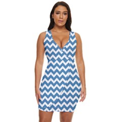 Chevron Pattern Gifts Draped Bodycon Dress by GardenOfOphir