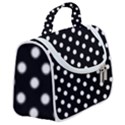 Black And White Polka Dots Satchel Handbag View2