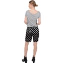 Black And White Polka Dots Pocket Shorts View2