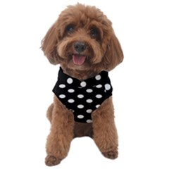 Black And White Polka Dots Dog Sweater by GardenOfOphir