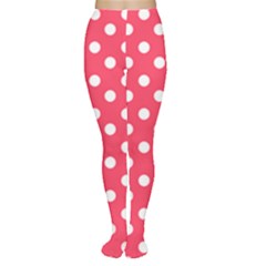 Hot Pink Polka Dots Tights by GardenOfOphir